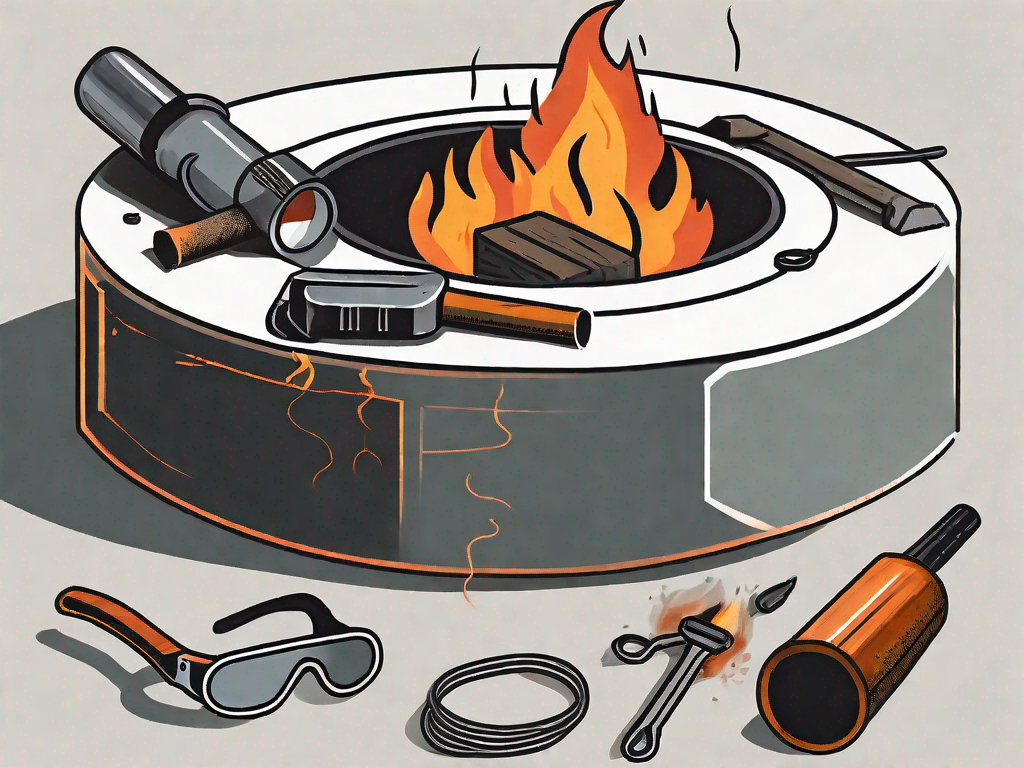 How to Fix a Hole in the Bottom of a Fire Pit