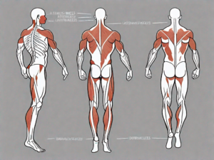 A balanced set of latissimus dorsi muscles (lats) highlighted on a stylized