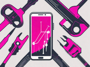 A smartphone with t-mobile branding elements