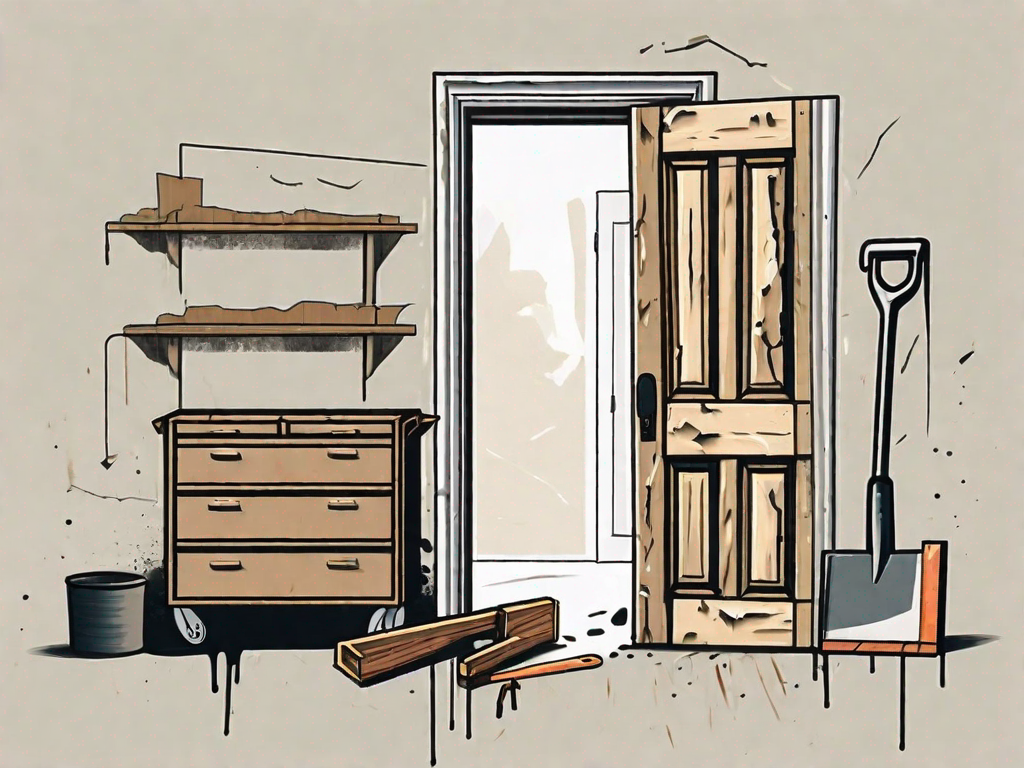 How to Fix a Chewed-Up Door Frame