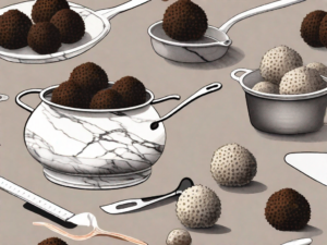 A selection of truffles with different textures