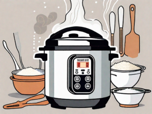 An instant pot with steam rising from it